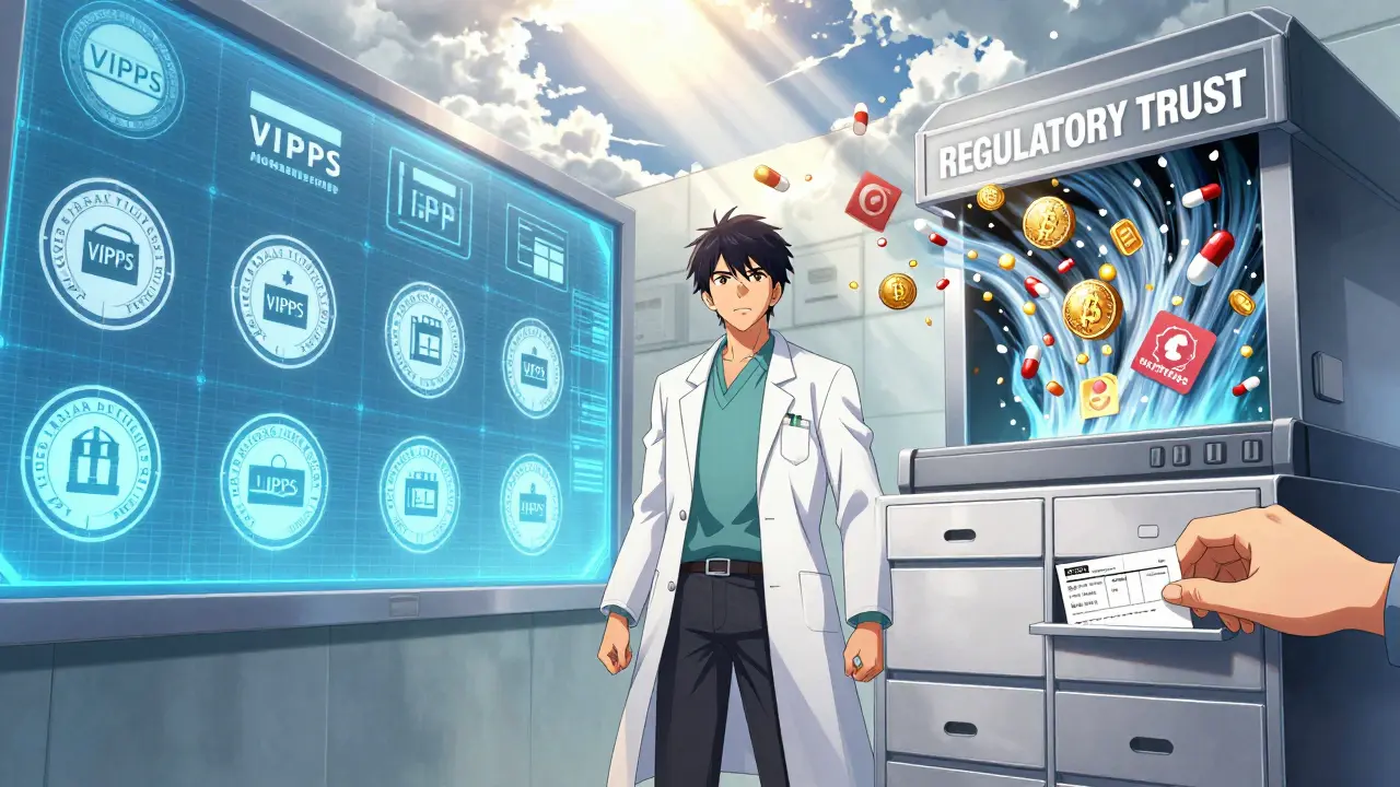 A pharmacist defending verified medicine against a storm of counterfeit drugs and illegal online sales.